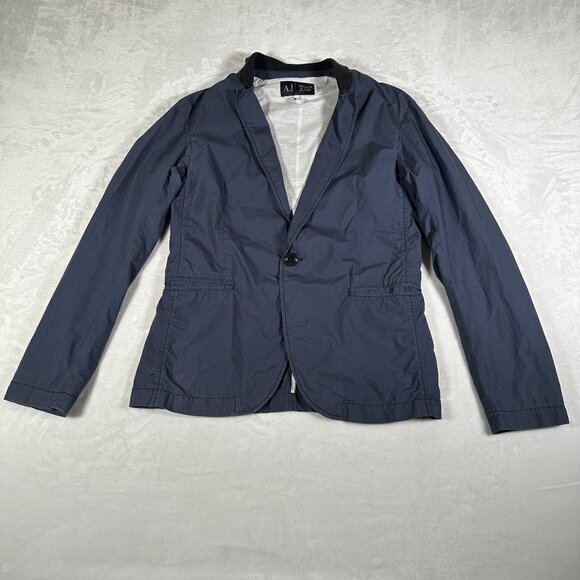 Armani Jeans Other - Armani Jeans Men Blazer Casual Jacket Blue Size USA M EUR 50 Lightweight